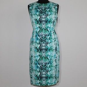 LIZ CLAIBORNE COLLECTION DRESS Color green /black